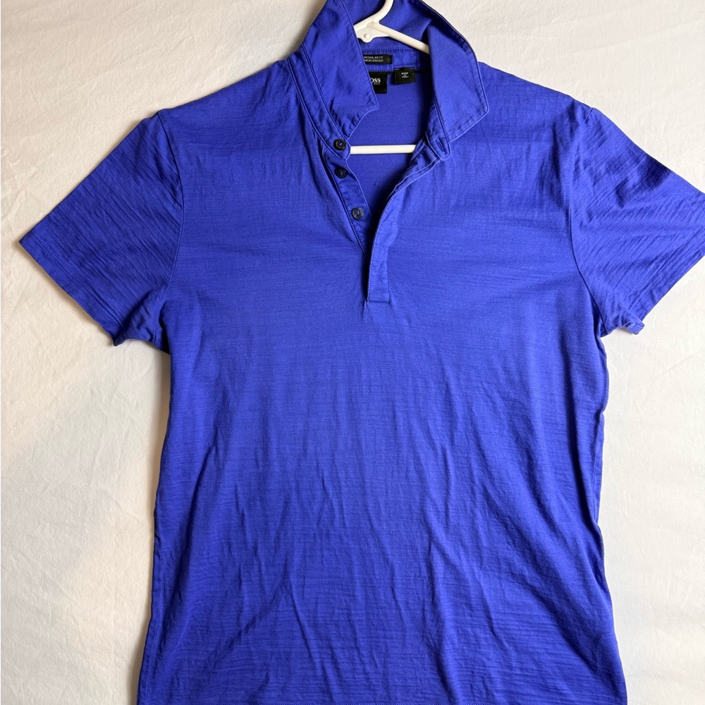 Men’s Hugo Boss Short Sleeve Henley Polo Size Small